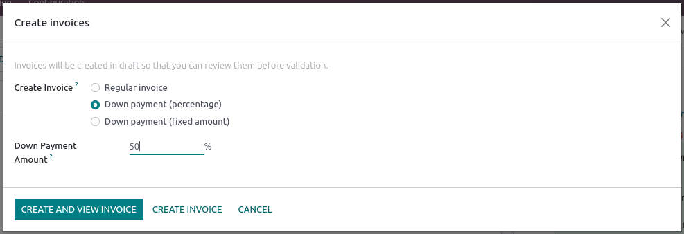 Create Invoice